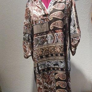 Bohemian Paisley Patchwork Dress